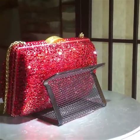 chanel mini strassed